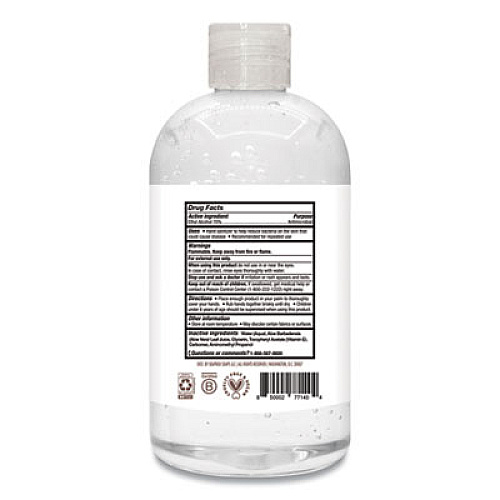 Soapbox 70% Alcohol Scented Gel Hand Sanitizer, 12 oz Pump Bottle, Citrus Scent (77140EA)