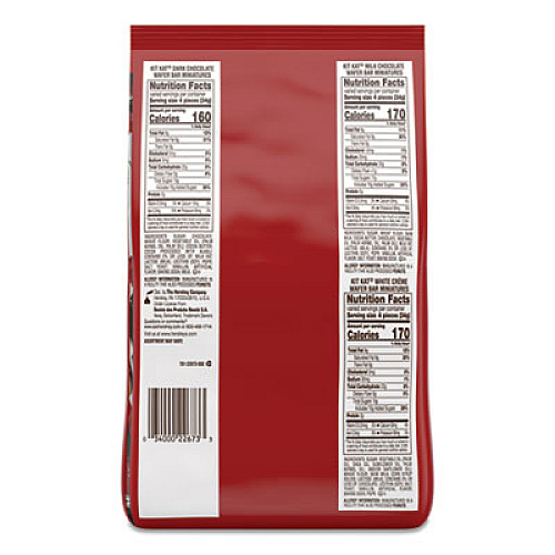 Kit Kat MINIATURES PARTY BAG, ASSORTED, 32.1 OZ (2721957)