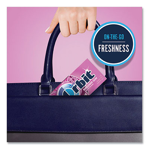 Orbit SUGAR-FREE CHEWING GUM, BUBBLEMINT, 12/BOX (2051021)