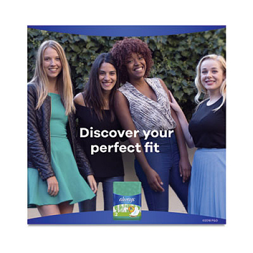 Always Ultra Thin Pads with Wings, Super Long 10 Hour, 32/Pack (59866PK)