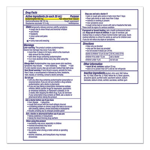 Vicks NyQuil Cold and Flu Nighttime Liquid, 12 oz Bottle (01426EA)