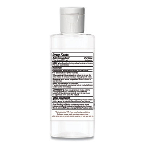 Soapbox 70% Alcohol Scented Gel Hand Sanitizer, 4 oz Flip-Top Bottle, Citrus Scent, 6/Box (77145BX)