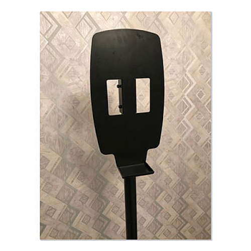 Kantek Floor Stand for Sanitizer Dispensers, Height Adjustable from 50" to 60", Black (SD200)