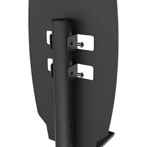 Kantek Floor Stand for Sanitizer Dispensers, Height Adjustable from 50" to 60", Black (SD200)
