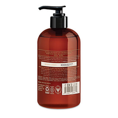 Soapbox Hand Soap, Coconut Milk and Sandalwood, 12 oz Pump Bottle, 3/Box (00676BX)