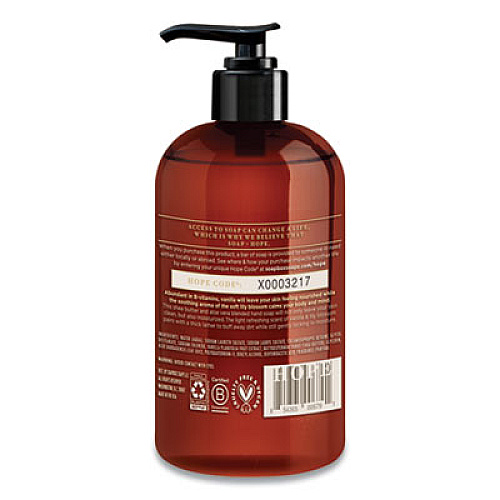 Soapbox Hand Soap, Vanilla and Lily Blossom Scent, 12 oz, 12/Carton (00679CT)