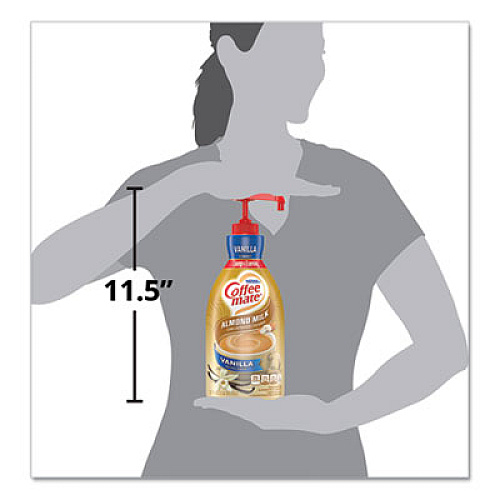 Coffee mate LIQUID COFFEE CREAMER, VANILLA ALMOND MILK, 1.5 L PUMP BOTTLE (65922EA)
