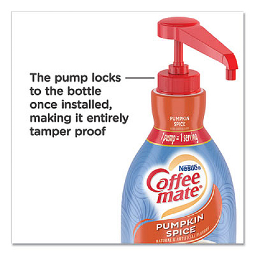 Coffee mate Liquid Creamer Pump Bottle, Pumpkin Spice, 1.5L Pump Bottle (31460)