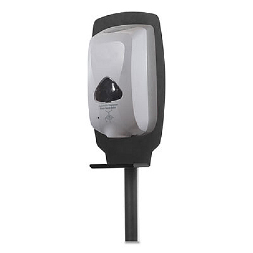 Kantek Floor Stand for Sanitizer Dispensers, Height Adjustable from 50" to 60", Black (SD200)