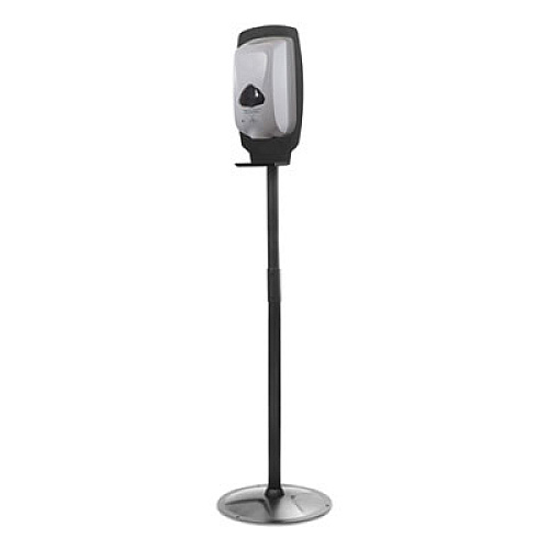 Kantek Floor Stand for Sanitizer Dispensers, Height Adjustable from 50" to 60", Black (SD200)