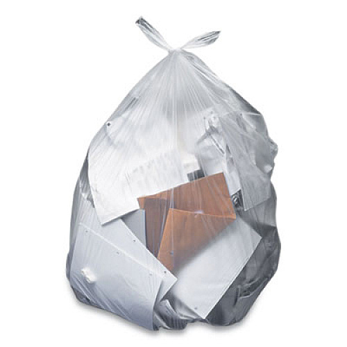 Coastwide Professional AccuFit Linear Low-Density Can Liners, 32 gal, 1.1 mil, 33" x 44", Clear, 200/Carton (472380)