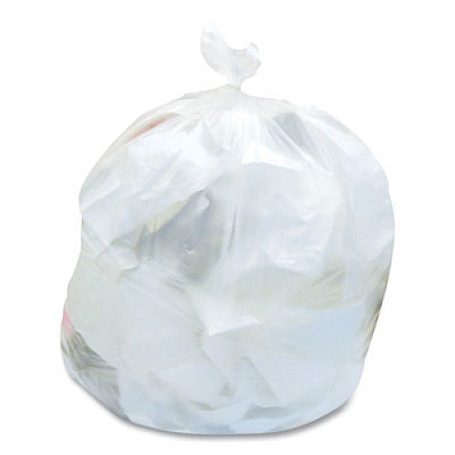 Coastwide Professional AccuFit Linear Low-Density Can Liners, 32 gal, 0.9 mil, 33" x 44", Clear, 100/Carton (404369)