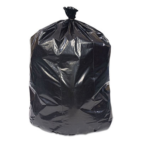 Coastwide Professional AccuFit Linear Low-Density Can Liners, 32 gal, 0.9 mil, 33" x 44", Black, 100/Carton (472385)
