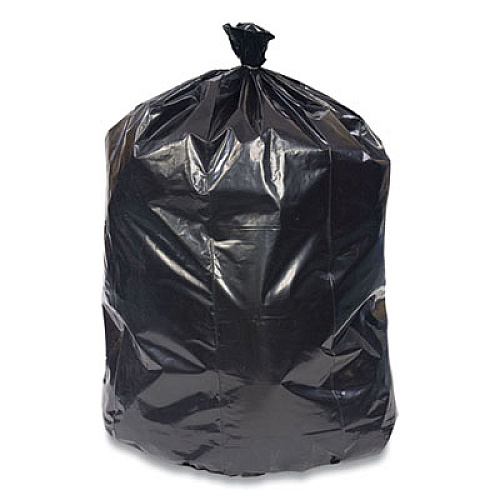 Coastwide Professional AccuFit Linear Low-Density Can Liners, 23 gal, 0.9 mil, 28" x 45", Black, 200/Carton (477567)