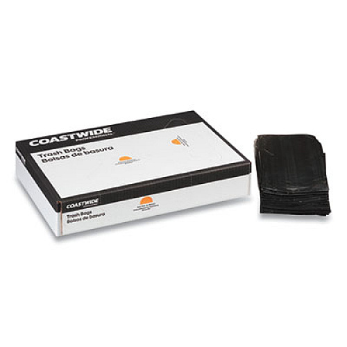 Coastwide Professional Linear Low-Density Can Liners, 60 gal, 0.95 mil, 38" x 58", Black, 100/Carton (814869)