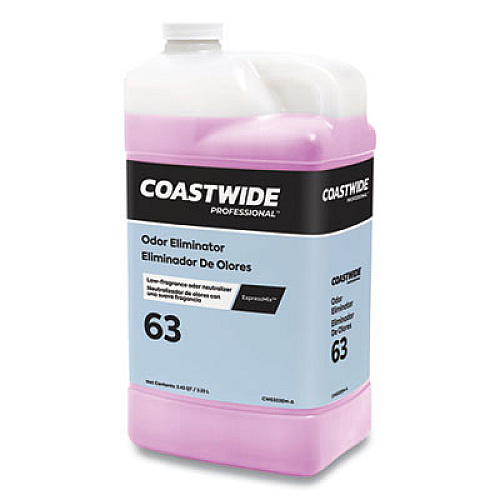 Coastwide Professional Odor Eliminator 63 Concentrate for ExpressMix, Grapefruit, 3.25 L Bottle, 2/Carton (24321402)
