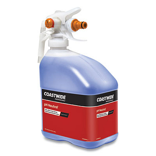 Coastwide Professional pH Neutral Daily Floor Cleaner Concentrate for EasyConnect Systems, Strawberry Scent, 3 L Bottle, 2/Carton (24381052)