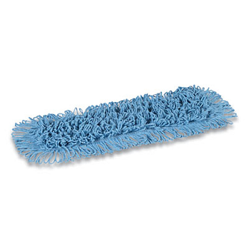 Coastwide Professional Looped-End Dust Mop Head, Cotton, 24 x 5, Blue (24418789)