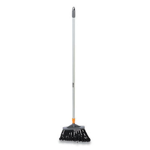 Coastwide Professional Polypropylene Bristle Angled Broom, 56" Handle, Gray (24419999)