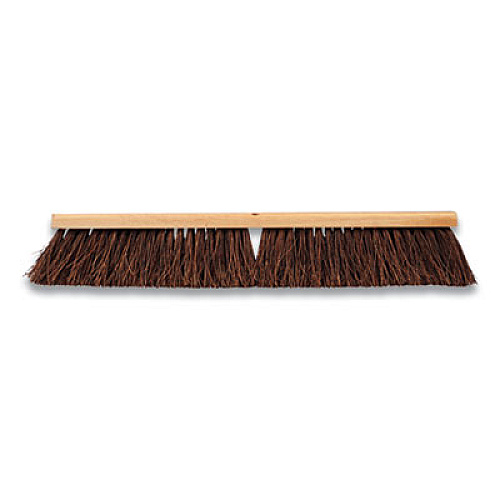 Coastwide Professional Palmyra Push Broom Head, Brown Bristles, 24" Brush (24420774)
