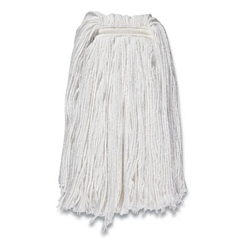 Coastwide Professional Cut-End Wet Mop Head, Rayon, #32, 1" Headband, White (24420779)