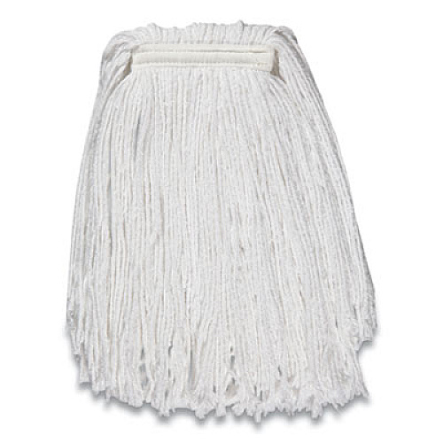 Coastwide Professional Cut-End Wet Mop Head, Rayon, #24, 1" Headband, White (24420786)