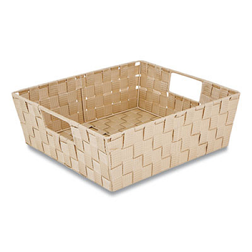 Kennedy International WOVEN STRAP TOTE, 11.4" X 6.5" X 4.5", IVORY (1560837)