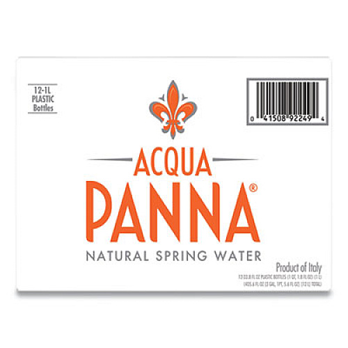 Acqua Panna NATURAL SPRING WATER, 33.8 OZ BOTTLE, 12/PACK (24396902)