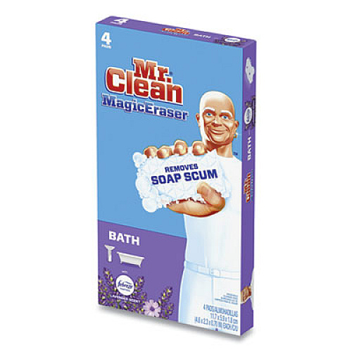 Mr. Clean MAGIC ERASER BATHROOM SCRUBBER, 4.6" X 2.3", 4/PACK (24428628)
