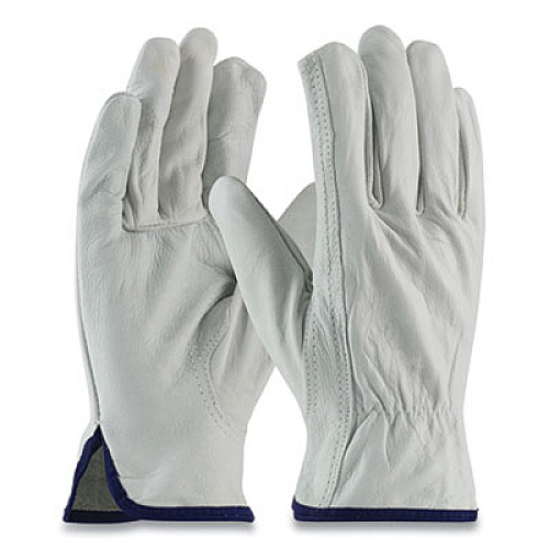 PIP Economy Grade Top-Grain Cowhide Leather Work Gloves, X-Large, Tan (68162XL)