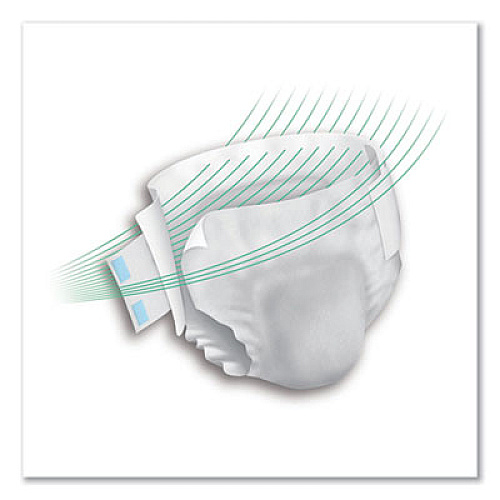 Prevail Breezers360 Degree Briefs, Ultimate Absorbency, Size 1, 26" to 48" Waist, 96/Carton (PVBNG012)