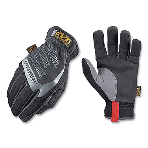 Mechanix Wear FastFit Work Gloves, Medium, Black, Pair (MFF05009)