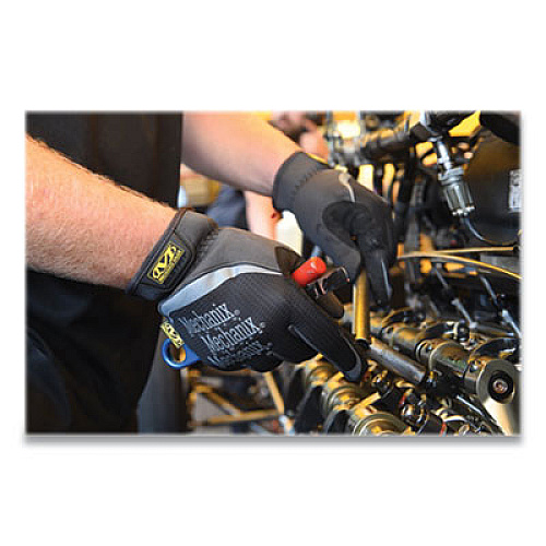 Mechanix Wear FastFit Work Gloves, Medium, Black, Pair (MFF05009)