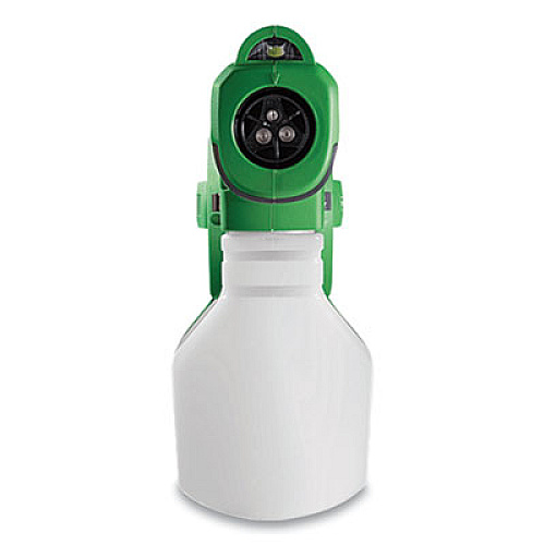 Victory Innovations Co Professional Cordless Electrostatic Handheld Sprayer, 33.8 oz, 48" Hose, Green/Translucent White/Black (VP200ESK)