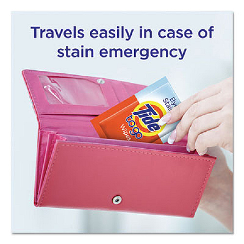 Tide TO GO INSTANT STAIN REMOVER WIPES, 6 X 5, SCENTED, 10/BOX, 12 BOXES/CARTON (49089)