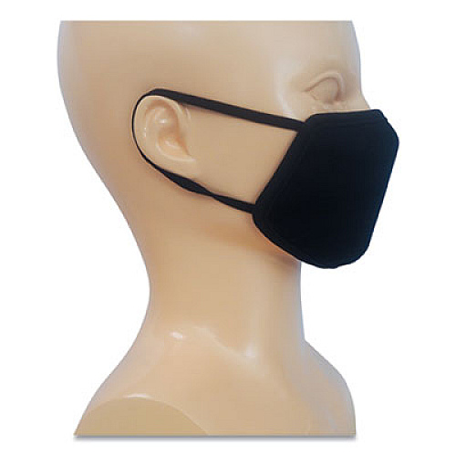 GN1 KIDS FABRIC FACE MASK, BLACK, 500/CARTON (PE17336)