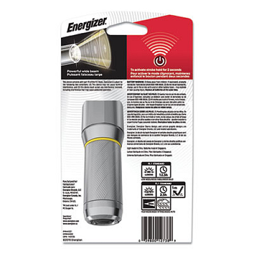 Energizer Vision HD, 3 AAA Batteries (Included), Silver (EPMHH32E)