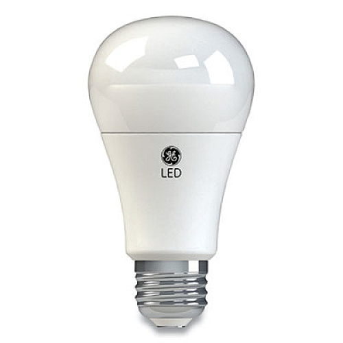 GE LED SW A19 Dimmable Light Bulb, 10 W, Soft White, 4/Pack (67615)