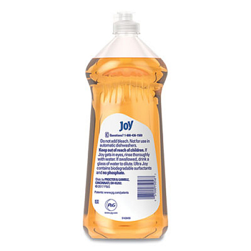 Joy Ultra Orange Dishwashing Liquid, Orange Scent, 30 oz Bottle, 10/Carton (43603)