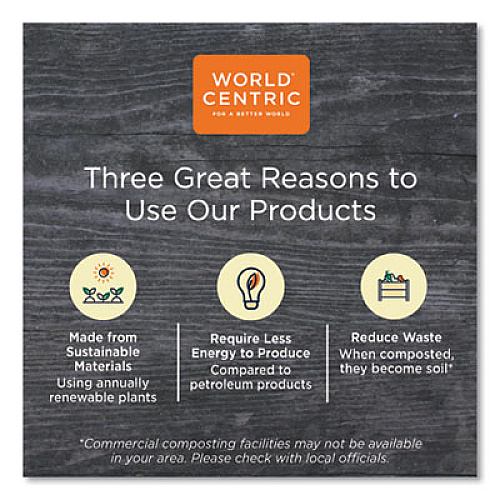 World Centric Fiber Trays, 1-Compartment, 8.2 x 5.7 x 0.7, Natural, 500/Carton (TRSC2S)
