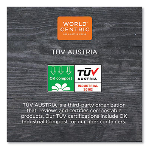 World Centric Fiber Containers, 60 oz, 7.5 x 9.8 x 2.7, Natural, 400/Carton (TRSC60)