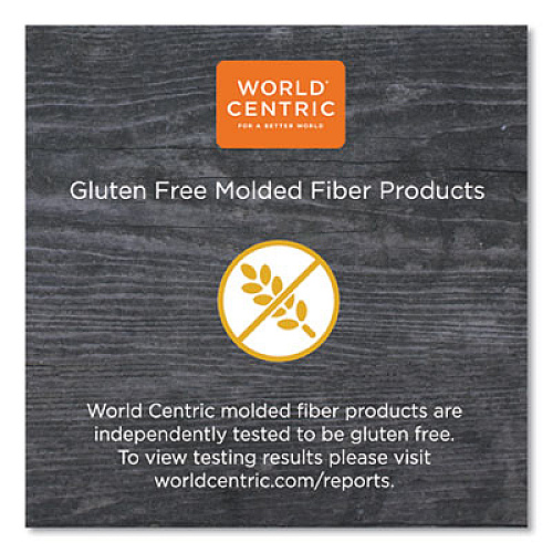 World Centric Fiber Plates, 9" dia, Natural, 1,000/Carton (PLSCU9)