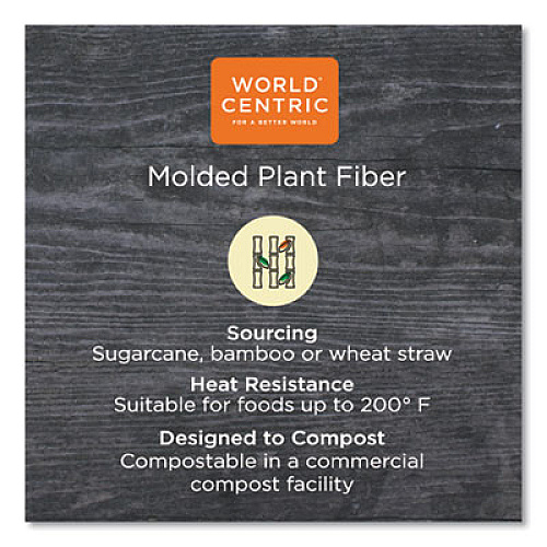 World Centric Fiber Plates, 9" dia, Natural, 1,000/Carton (PLSCU9)