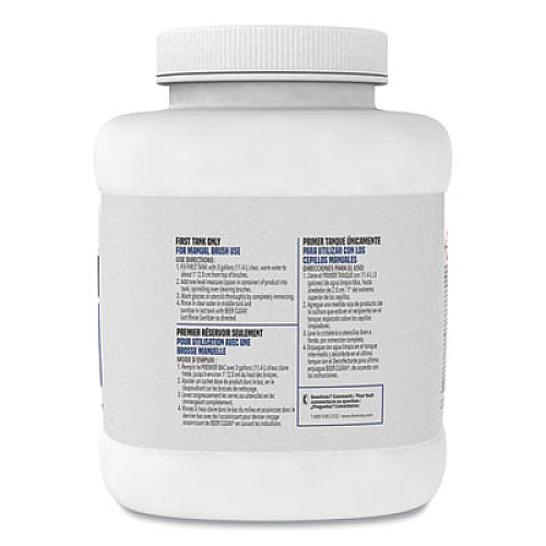 Diversey Beer Clean Glass Cleaner, Unscented, Powder, 4 lb Container (990201)