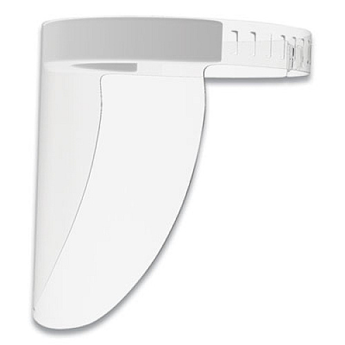 deflecto Disposable Face Shield, 13 x 10, One Size Fits All, Clear, 100/Carton (PFMD100F)