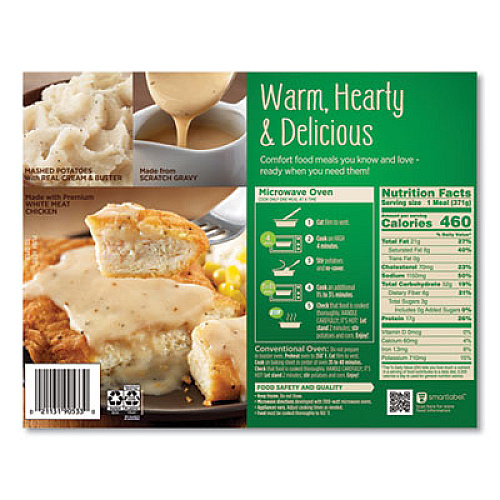 Marie Callender's Country Fried Chicken and Gravy, 13.1 oz Bowl, 5/Pack (90300169)