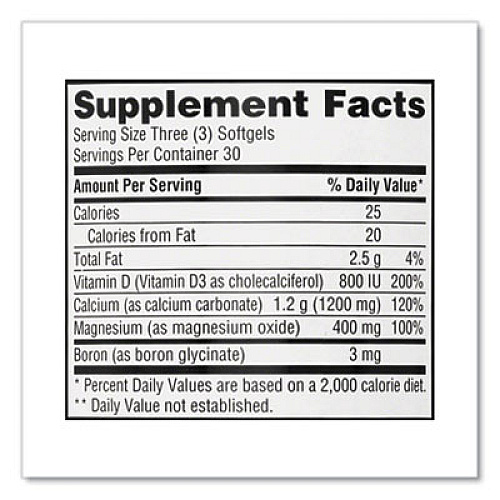 Schiff Super Calcium Plus Magnesium with Vitamin D Softgel, 90 Count (11342)