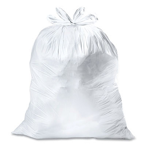 Glad Tall Kitchen Quick-Tie Bags, 13 gal, 0.66 mil, 23.75" x 28", White, 80/Box (60034BX)