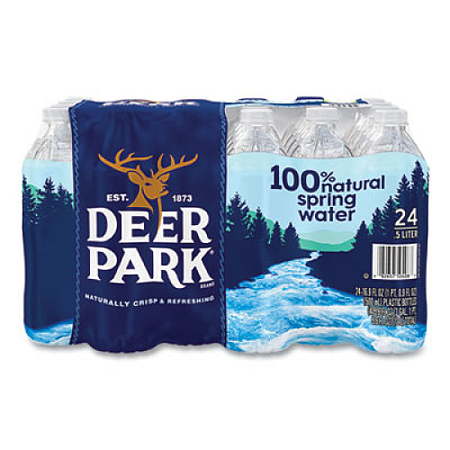 Deer Park NATURAL SPRING WATER, 16.9 OZ BOTTLE, 24 BOTTLES/CARTON (705032)
