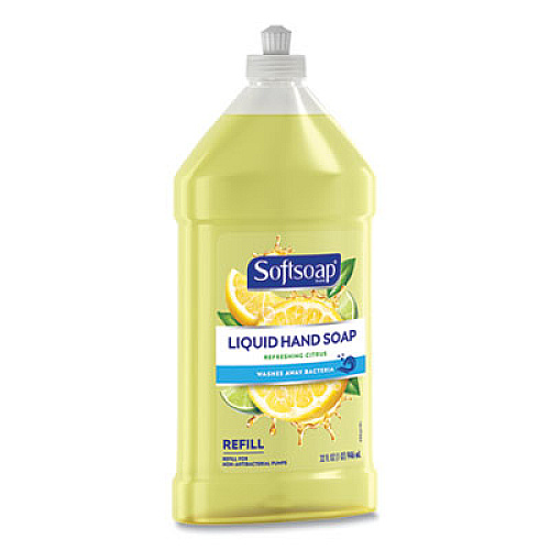 Softsoap Liquid Hand Soap Refill, Refreshing Citrus, 32 oz Bottle, 9/Carton (98567)